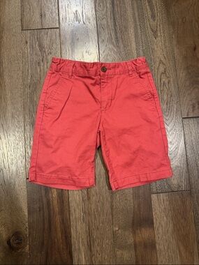 Old Navy Coral-Red Kids Chino Shorts